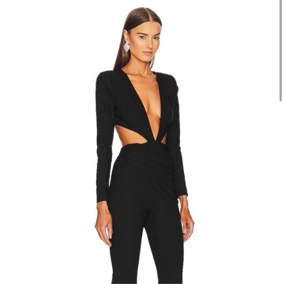 Michael Costello x Revolve Mercy Jumpsuit Black Size Small - Picture 4 of 11